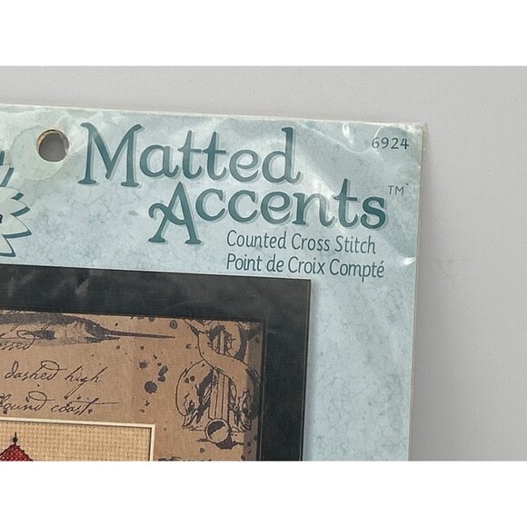 Dimensions Cross Stitch "Light At Sea" Lighthouse Nautical Frame Quick - Picture 3 of 6